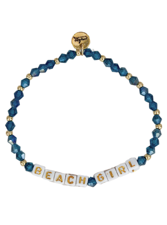 Beach Girl Letter Block Bracelet