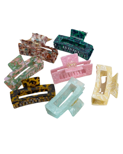 Oversized Square Hair Claw Clip