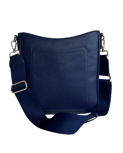 Maxine Vegan Pebble Leather Messenger Bag