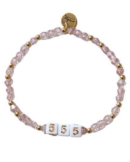 555 Angel Number Block Bracelet
