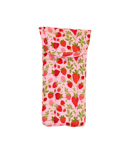 Strawberry Fields Puffy Sunglass Case