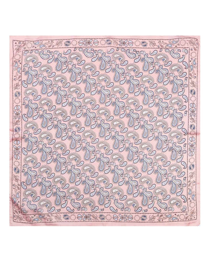 Classic Paisley Pattern Print Square Bandana Scarf