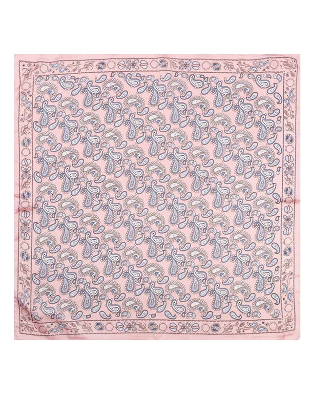 Classic Paisley Pattern Print Square Bandana Scarf