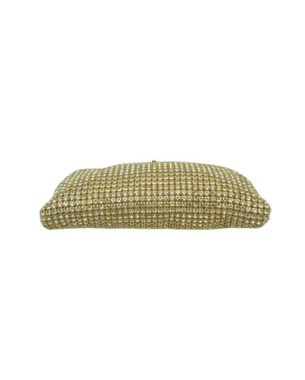 Rectangle Sparkly Stone Evening Clutch Shoulder Bag