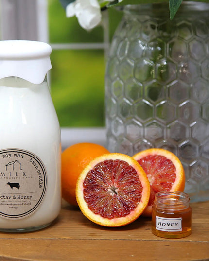 Nectar & Honey Milk Bottle Candle