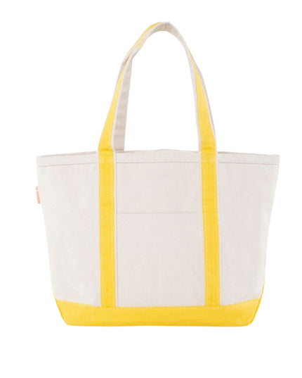 Customized Name and 4 Icons Medium Classic Canvas Tote Bag