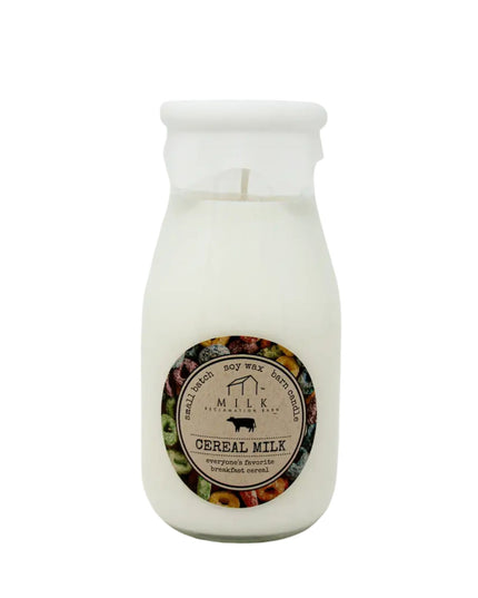 Cereal Milk Milk Bottle Candle