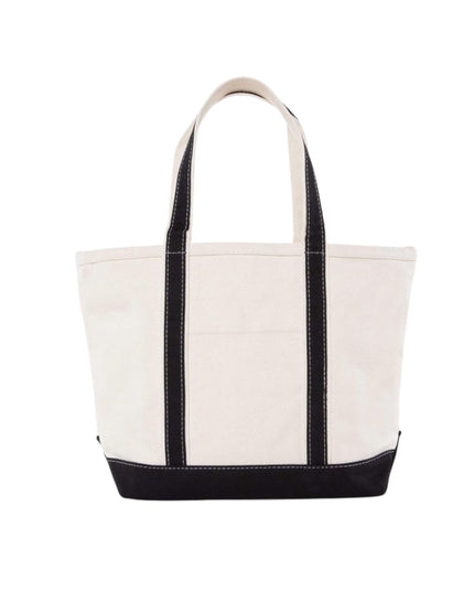 Customized Name and 4 Icons Medium Classic Canvas Tote Bag