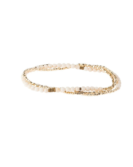 Delicate Stone Wrap Bracelet/Necklace