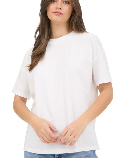 Drop Shoulder Short Sleeve Top