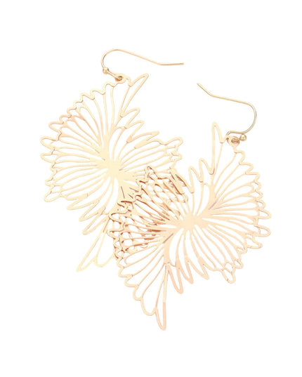 Abstract Shape Filigree Earrings