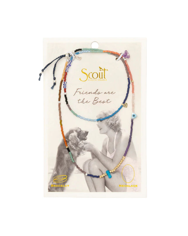 Mixed Media Wrap Bracelet/Necklace