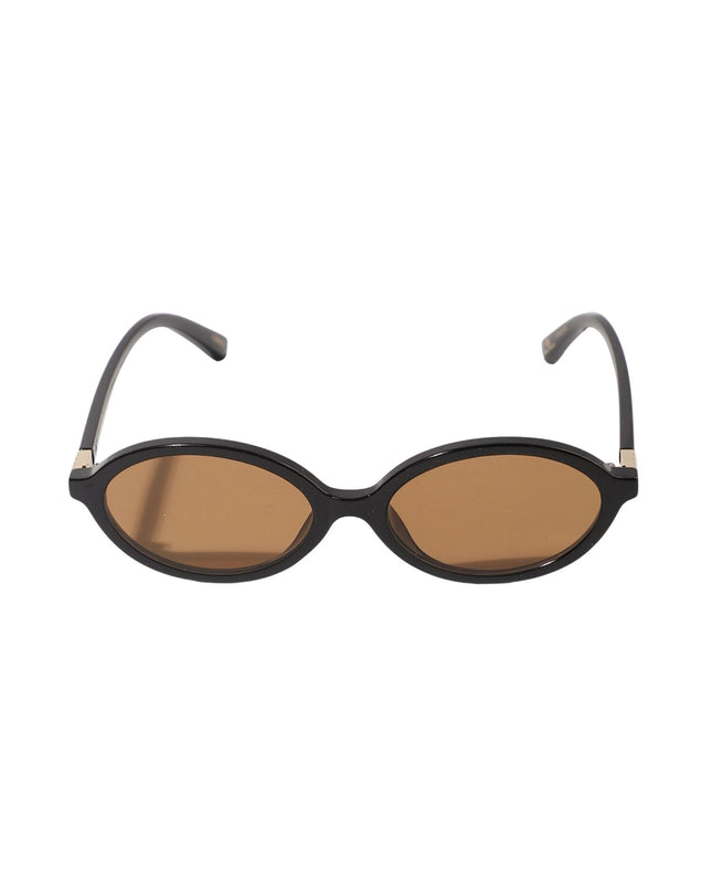 Slim Oval Frame Sunglasses