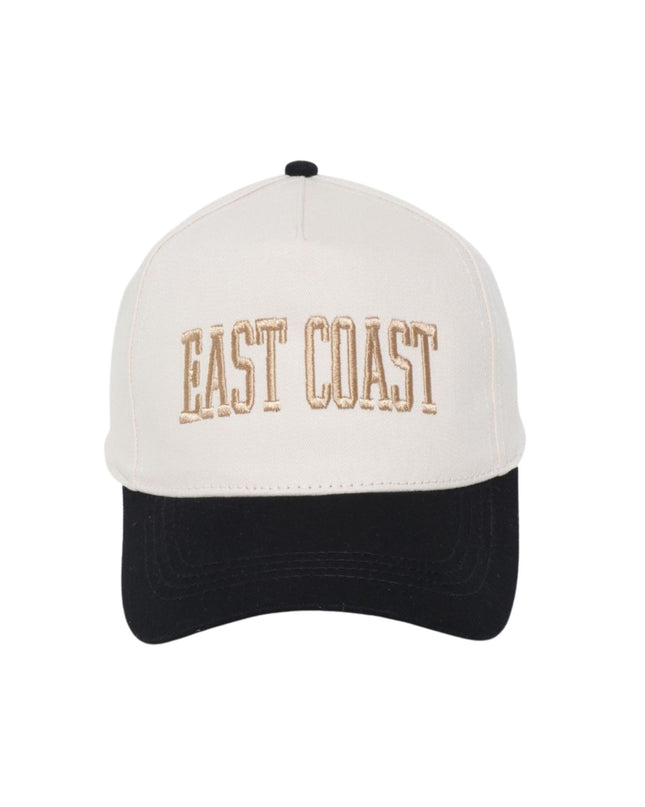 East Coast Two Tone Embroidered 5 Panel Trucker Hat