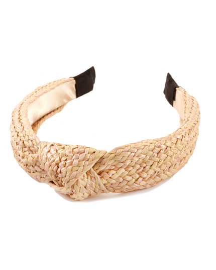Flat Weave Knotted Rattan Headband