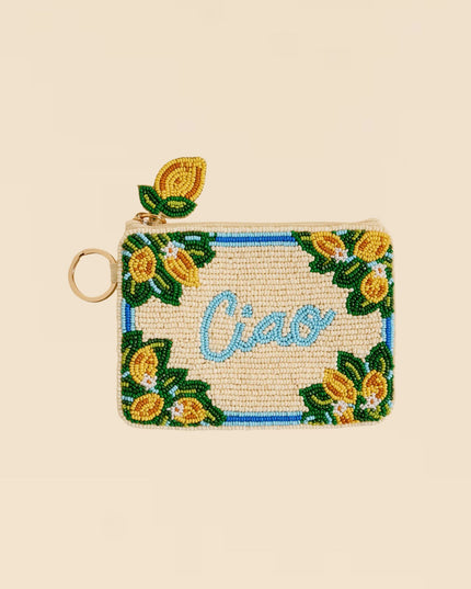 Ciao Handcrafted Beaded Pouch