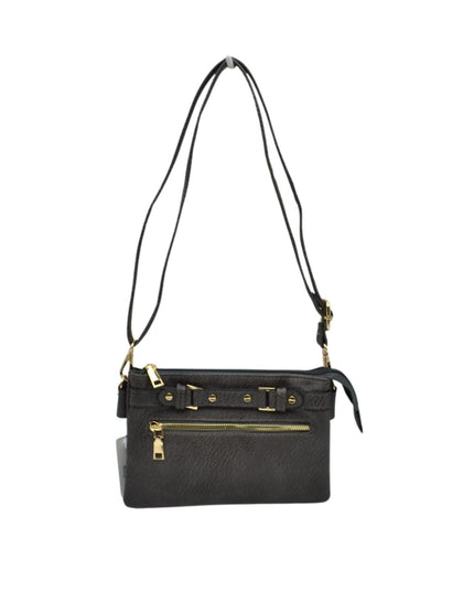 Detailed Medium Vegan Leather Crossbody