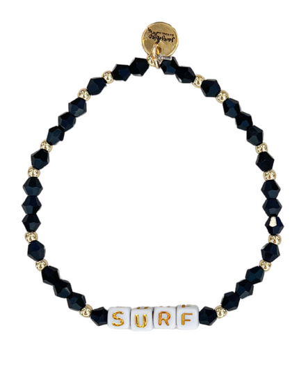 Surf Letter Block Bracelet