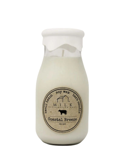 Coastal Breeze Milk Bottle Candle