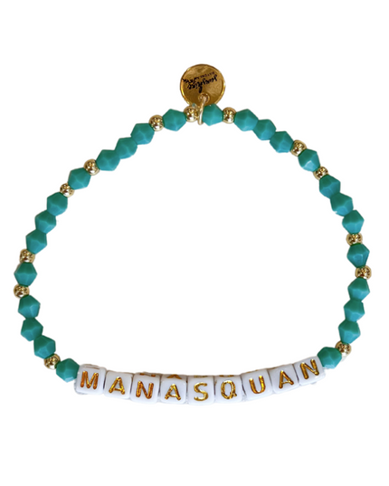 Manasquan Letter Block Bracelet