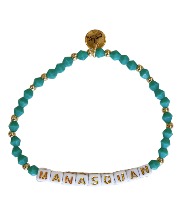 Manasquan Letter Block Bracelet