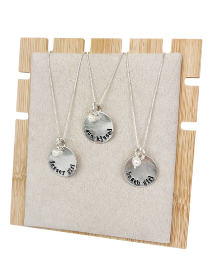 Sterling Silver Large Beach Disc
