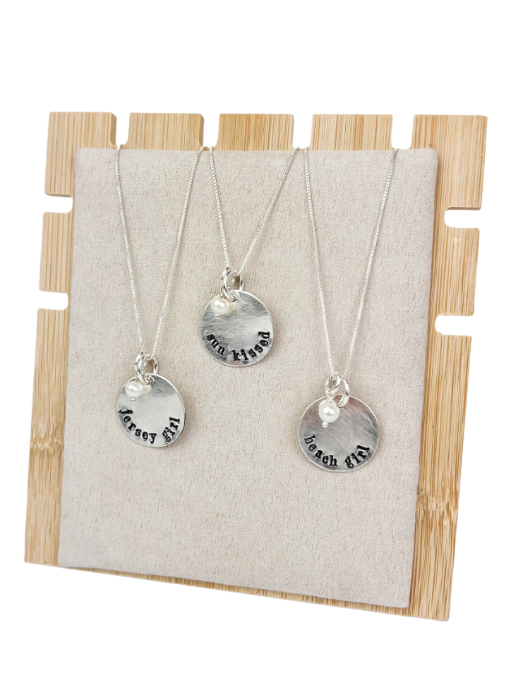 Sterling Silver Large Beach Disc