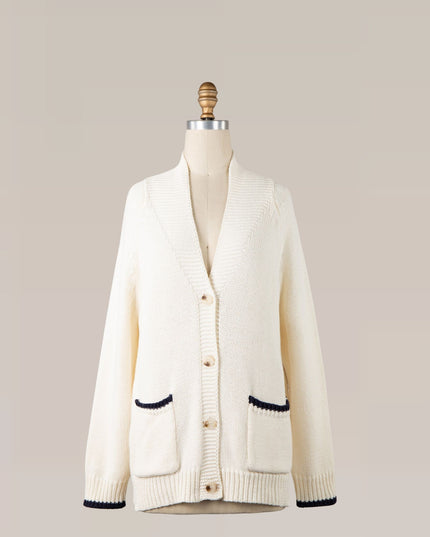 Lobster Button Down Cardigan Sweater