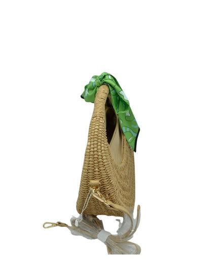 Circle Structure Woven Bag
