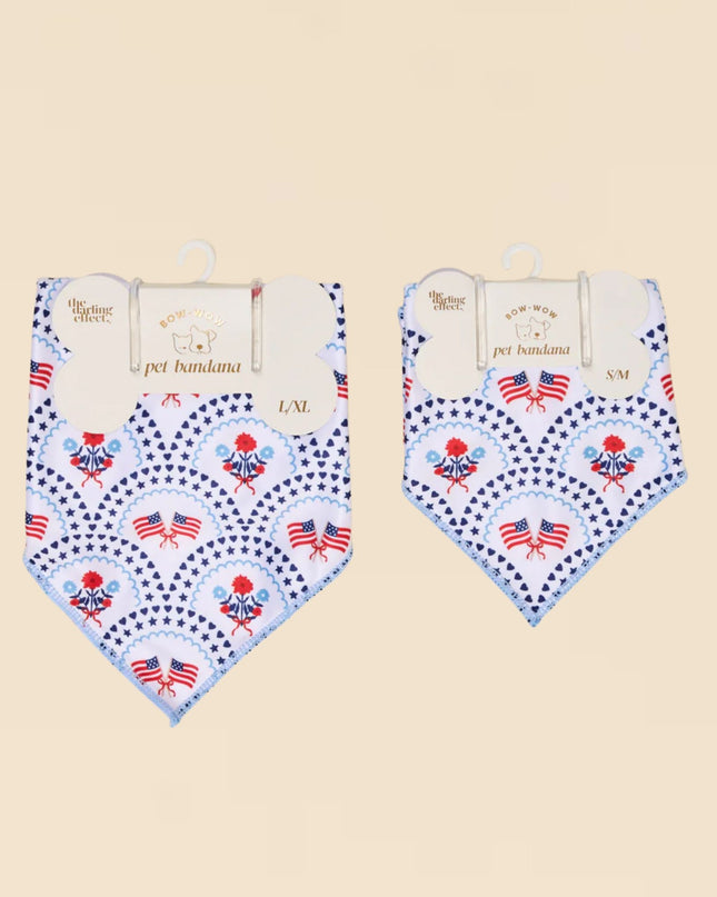All American Darling Bow-Wow Pet Bandana