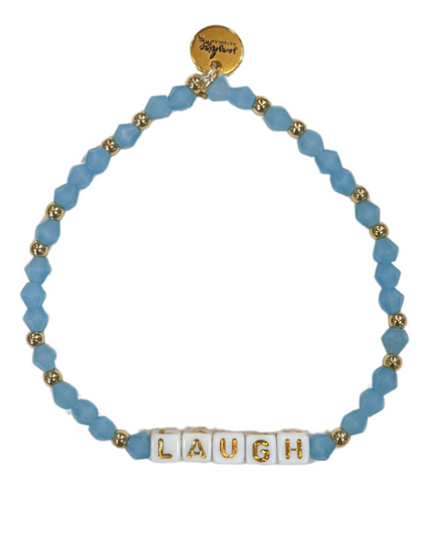 Laugh Letter Block Bracelet