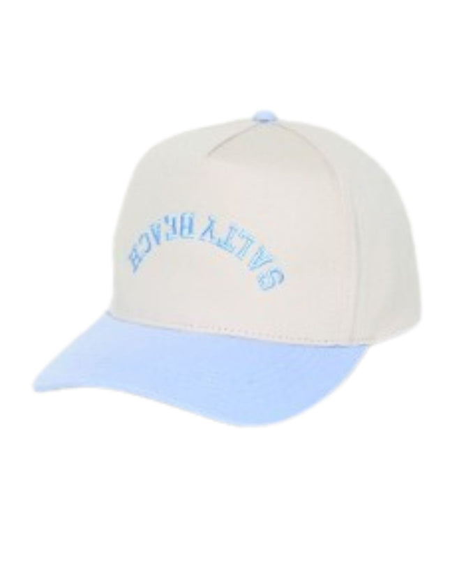 Salty Beach Upside Down Embroidery Two Tone Trucker Hat