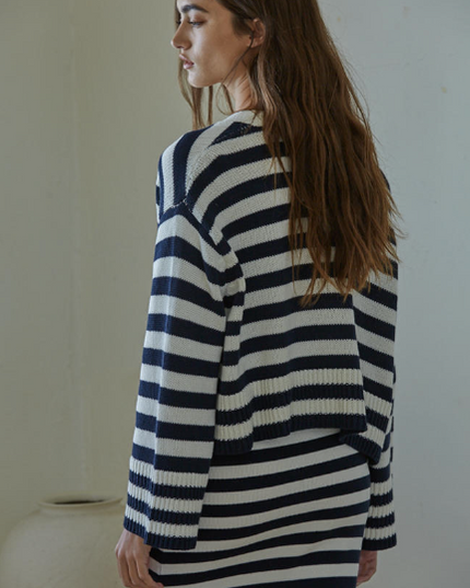 Eventide Striped Cardigan
