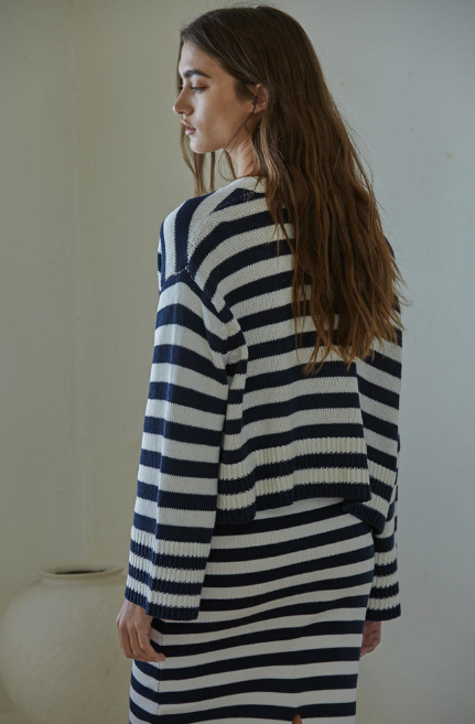 Eventide Striped Cardigan