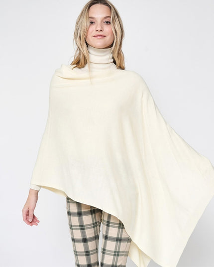 Solid Color Poncho