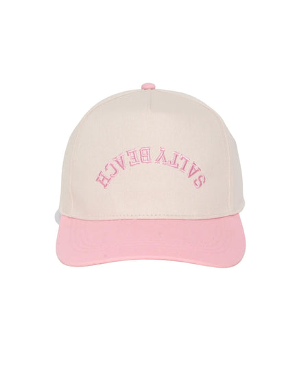 Salty Beach Upside Down Embroidery Two Tone Trucker Hat