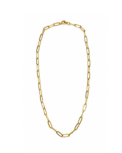 Medium Paperclip Charm Necklace Chain