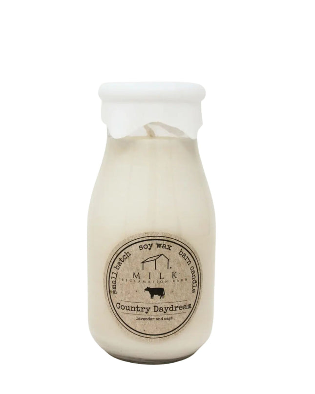 Country Daydream Milk Bottle Candle