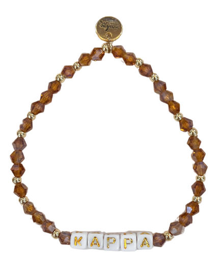 Kappa Sorority Letter Block Bracelet