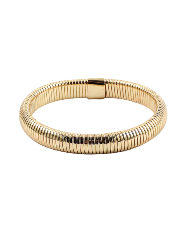 Wide Metal Snake Chain Bracelet