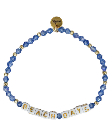 Beach Days Letter Block Bracelet