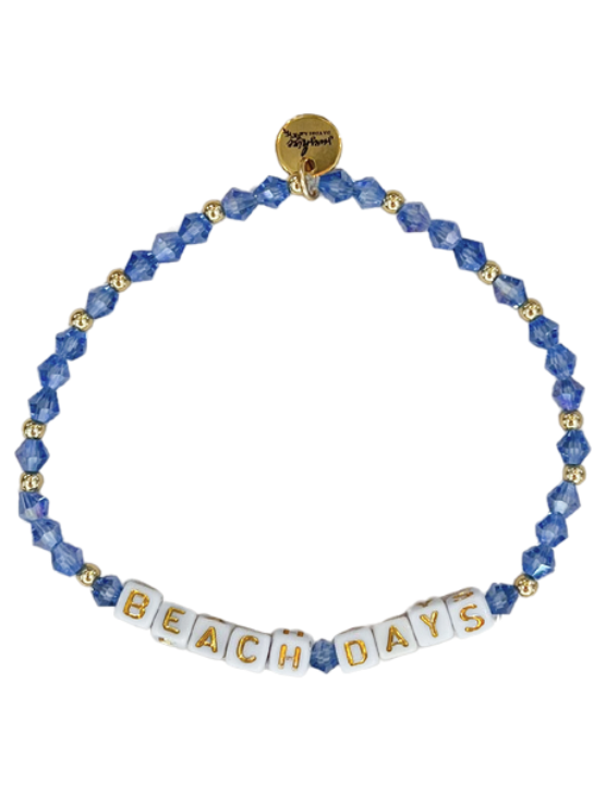 Beach Days Letter Block Bracelet