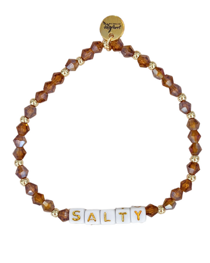 Salty Letter Block Bracelet