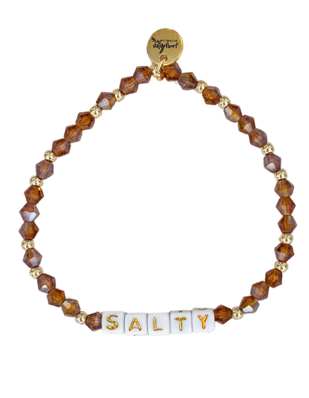 Salty Letter Block Bracelet