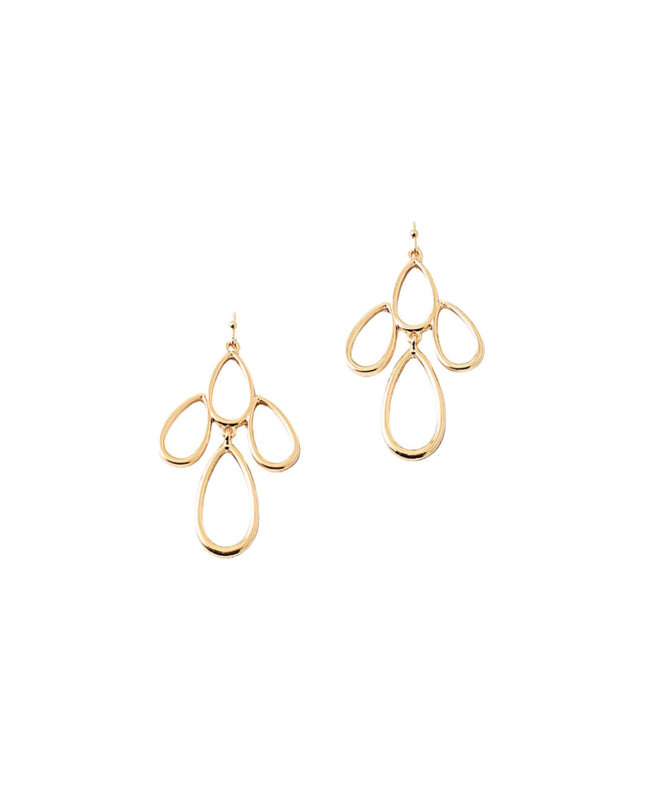 Multi Teardrop Link Earrings