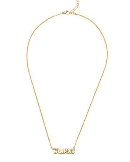 Zodiac Bubble Pendant Necklace