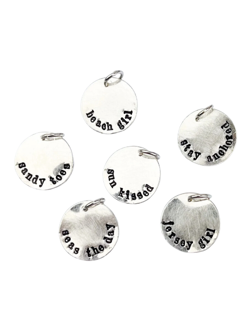 Sterling Silver Large Beach Disc