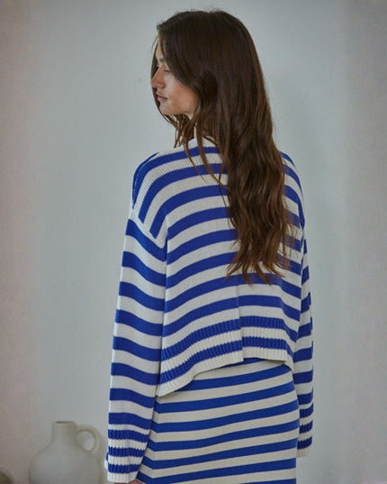 Eventide Striped Cardigan