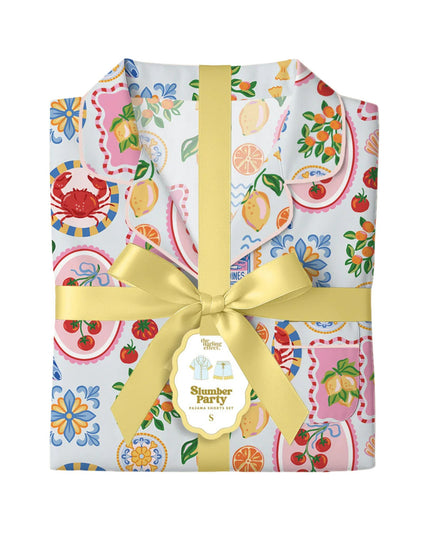 Ciao Bella Slumber Party Pajama Shorts Set
