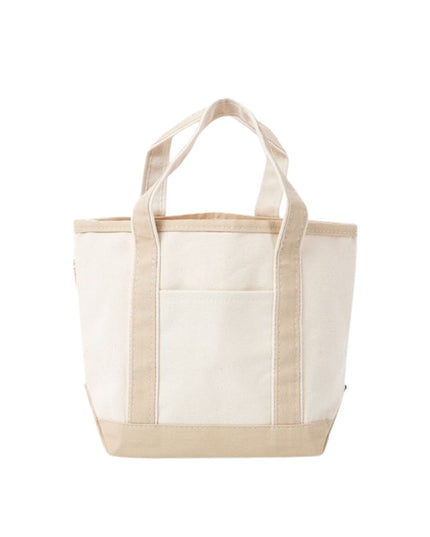Small Handy Open Top Canvas Tote Bag